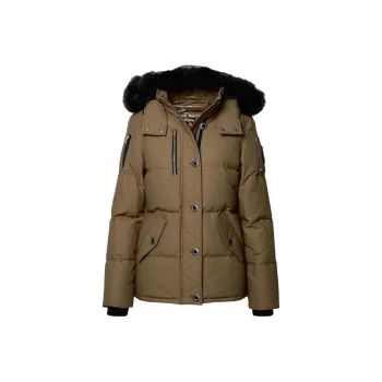 Moose Knuckles Down Jacket Coat Women's Brown