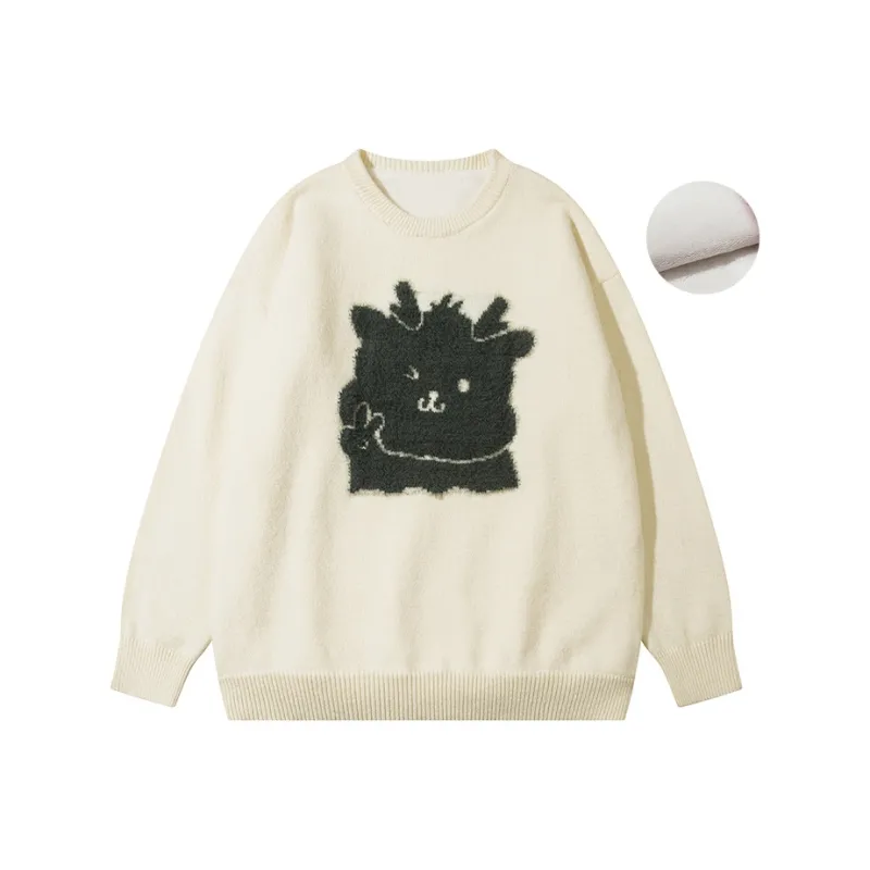 Libito Fleece Lined Sweater Unisex-4