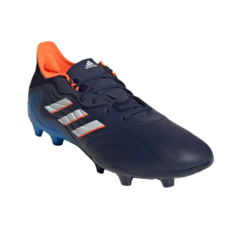 Adidas Performance Anti Slip Wear Resistant Soccer Shoes Men's Blue-3