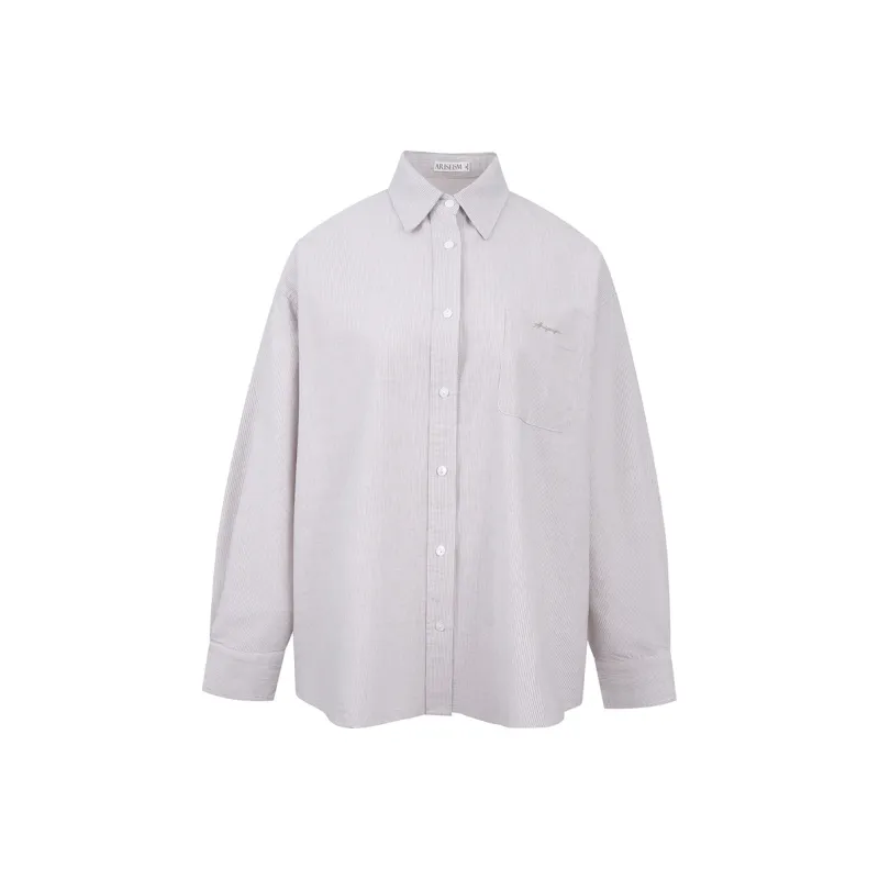 Ariseism Shirt Fall And Winter Slim Fit Top Women's-0