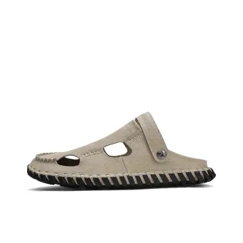Eminu Rubber Sole Odor Resistant Closed Toe Slippers Men's
