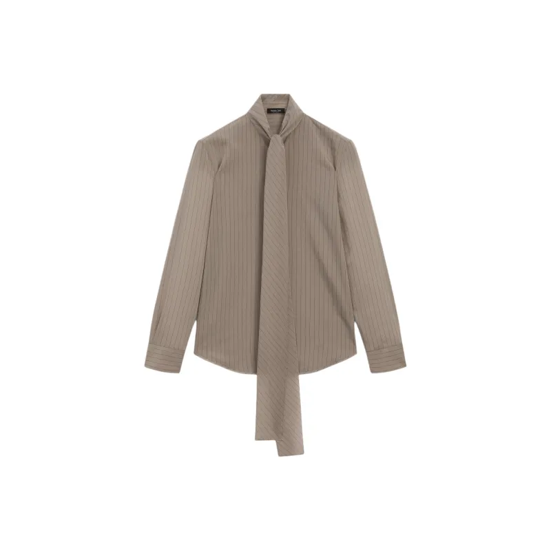 Massimo Dutti Shirt Women's Light Coffee-0