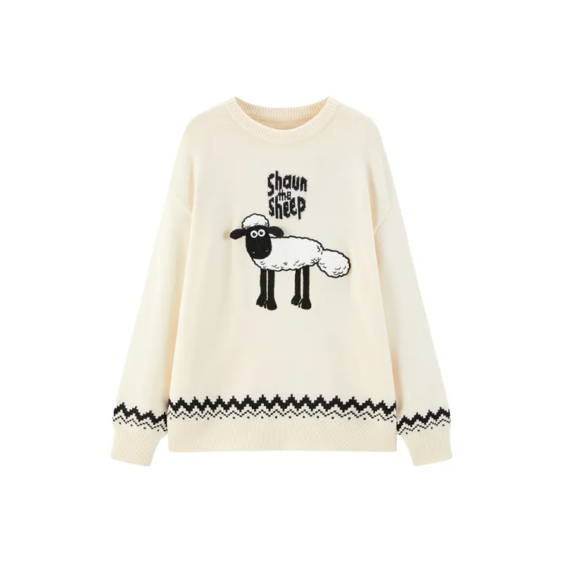 LEDIN x XIAOYANGXIAOEN,LIANMINGKUAN Knitwear Women's Matte Ecru-0