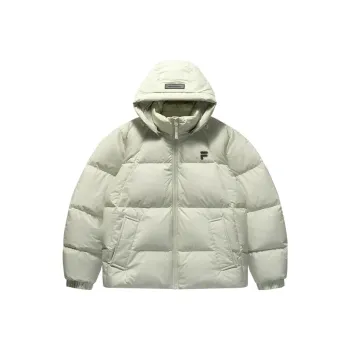 FILA FUSION Down Jacket Women's Beige Porcelain Blue