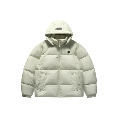 FILA FUSION Down Jacket Women's Beige Porcelain Blue