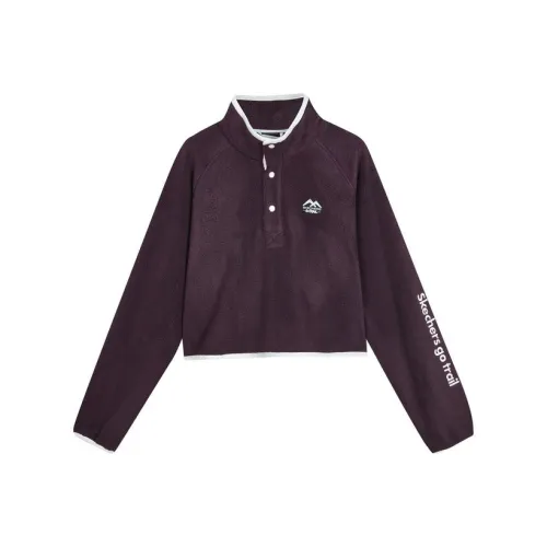 Skechers Jackets Women's Plum Purple Red/02JB
