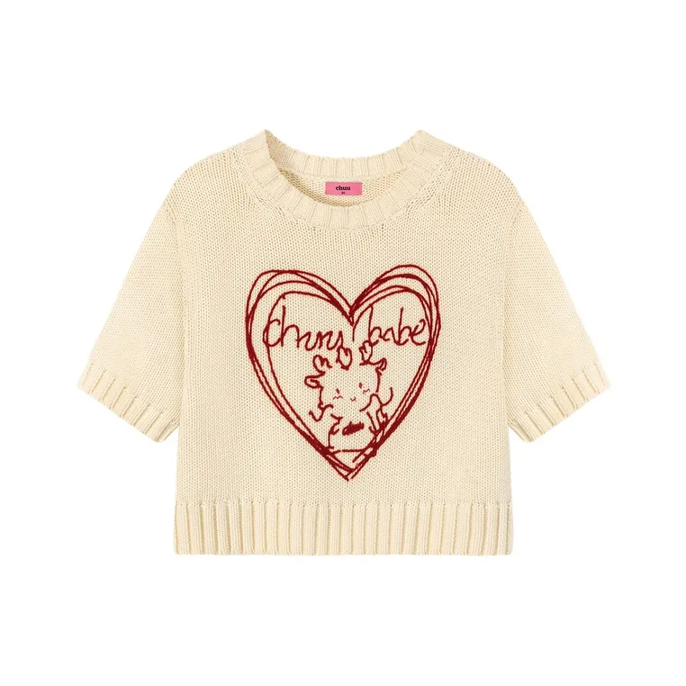 CHUU New Year's Cartoon Dragon Series Knitwear Women's-0