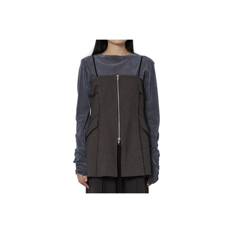 PUBLIC TOKYO FW24 Camisole Women's Dark Gray-0