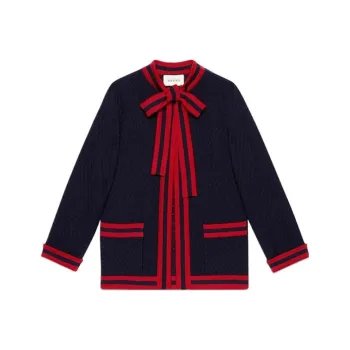 GUCCI FW22 Jackets & Coats Women's Marine Blue