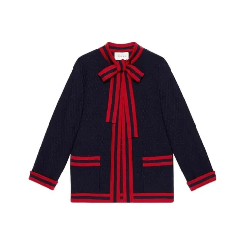 GUCCI FW22 Jackets & Coats Women's Marine Blue