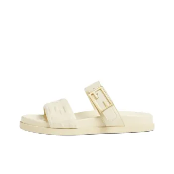 FENDI Feel Slide Slippers Women's White