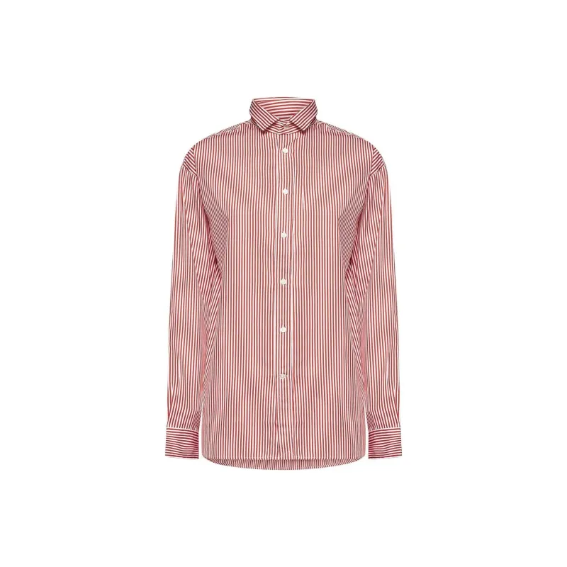 Ralph Lauren Relaxed Fit Pinstriped Shirt-0