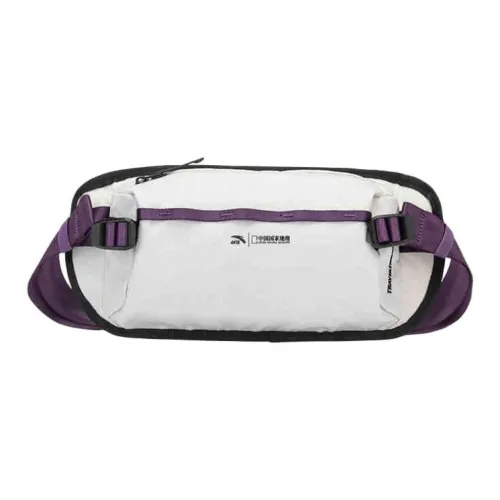 Anta China National Geography, Collaboration Polyester Fanny Pack Men's Tone Gray
