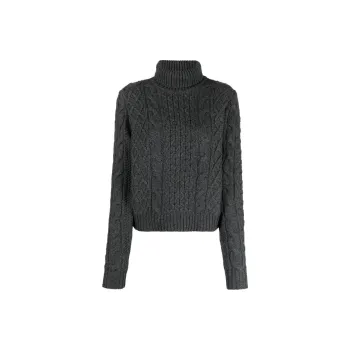 NILI LOTAN Roll-neck Cable-knit Jumper