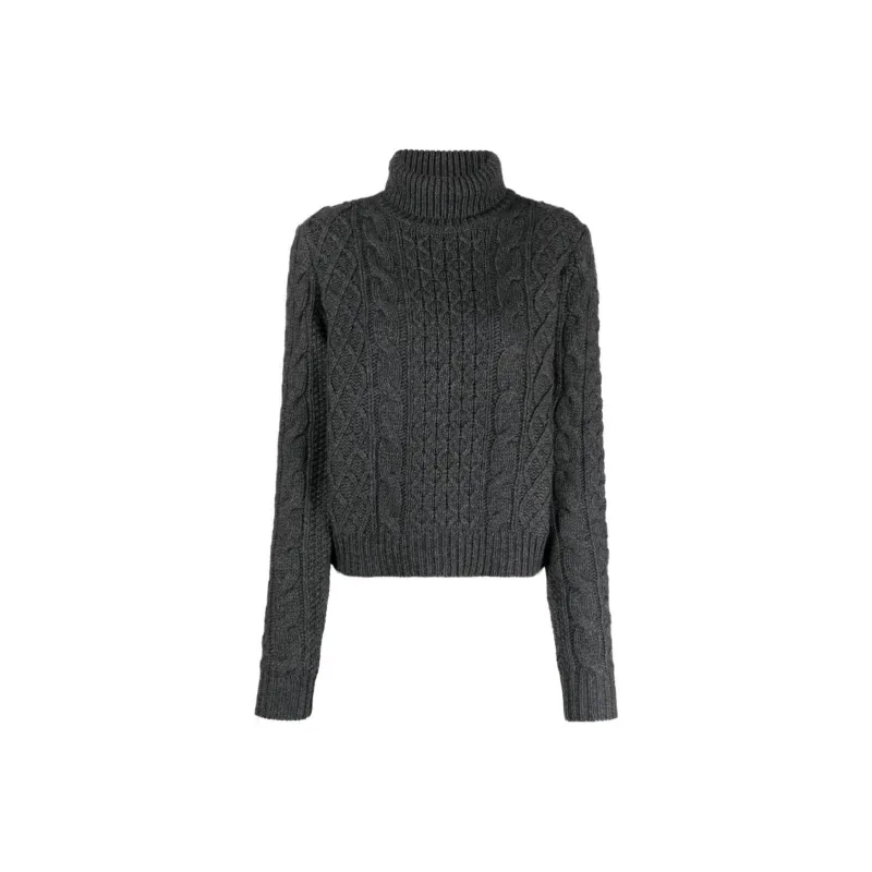 NILI LOTAN Roll-neck Cable-knit Jumper-0