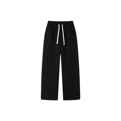 Diesel Straight-Leg-Jeans mit hohem Bund Schwarz