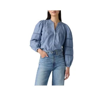 Levi's Shirt Women's Medium Blue