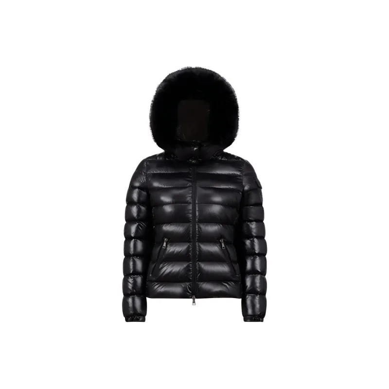 Moncler Logo Patch Hooded Down Coat-0