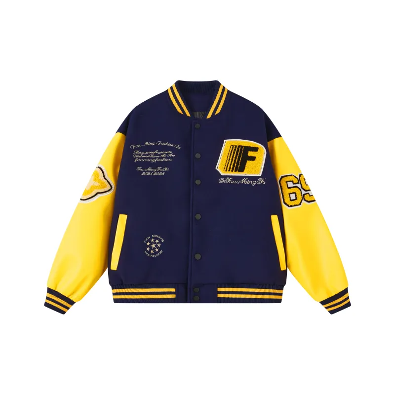 TH FABRICATE Puffer Jacket Unisex Navy Blue-0