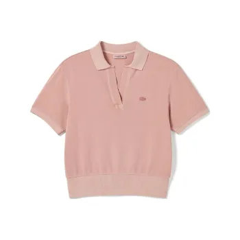 LACOSTE Polo Shirt Women's Pink