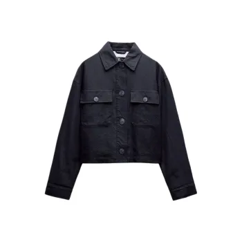 ZARA Jackets Coats Women's Blue