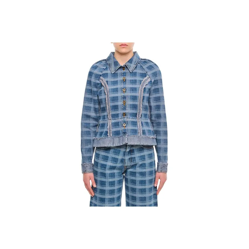 Molly Goddard Jackets & Coats Women's Blue-0