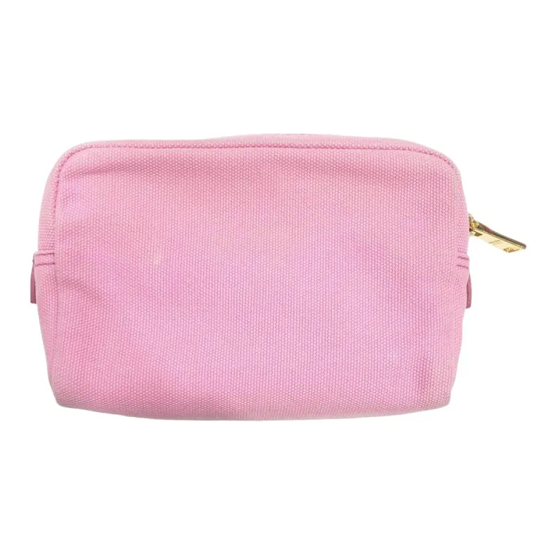 PRADA Canvas Canvas Bag Makeup Bag Toiletry Bag Women's Pink-4