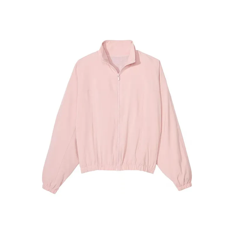 Victoria's Secret PINK TECH STETCH FULL-ZIP JACKET/Wanna Be Pink Jacket Women's Pink-0