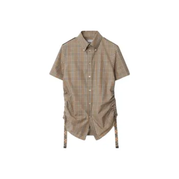 Burberry Checkered Cotton Shirt