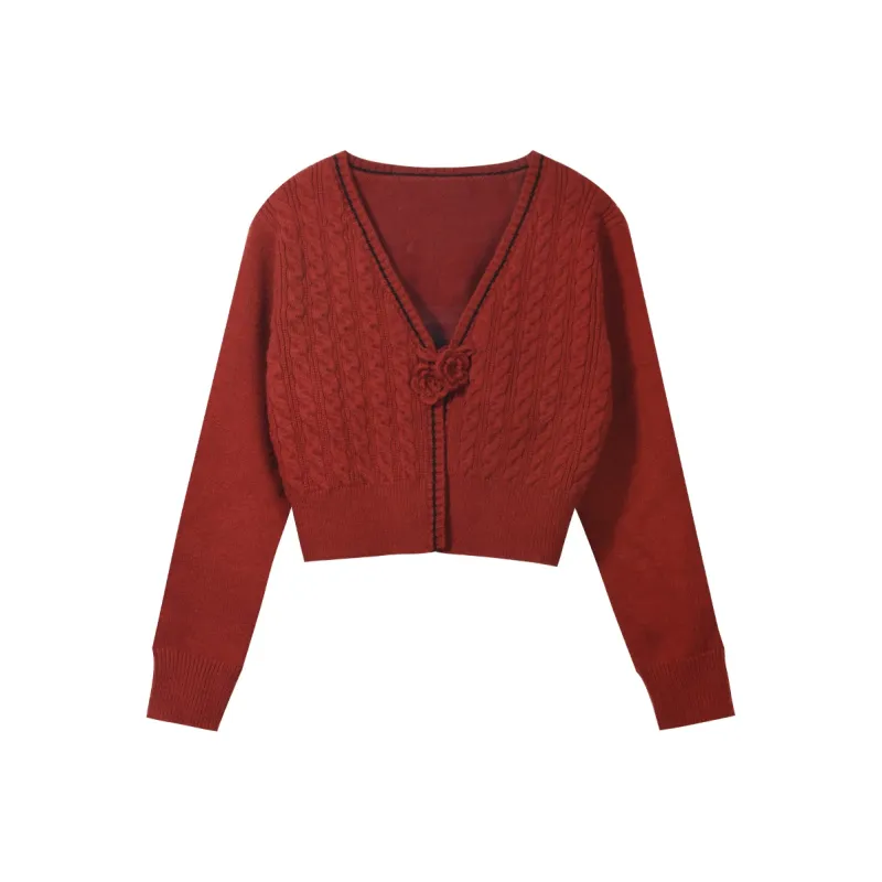 MISHOW Knitwear Women's Red-0