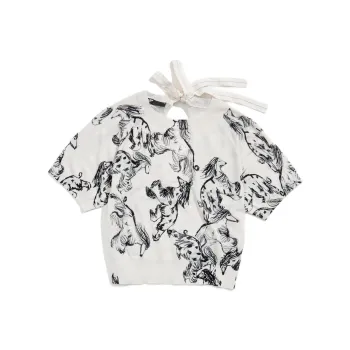 Bimba Y Lola Greyhound print Top
