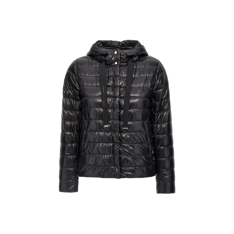 HERNO Quilted Hooded Drawstring Puffer Jacket-0