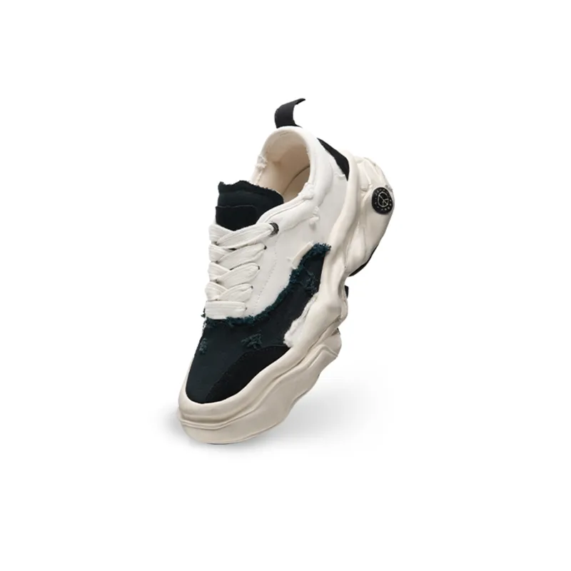 VESSEL Immortal Shoes Anti Slip And Wear Resistant Height Increasing Low Top Skateboard Shoes Unisex-4