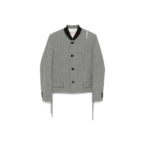 MARNI Gingham Pattern Button Up Jacket