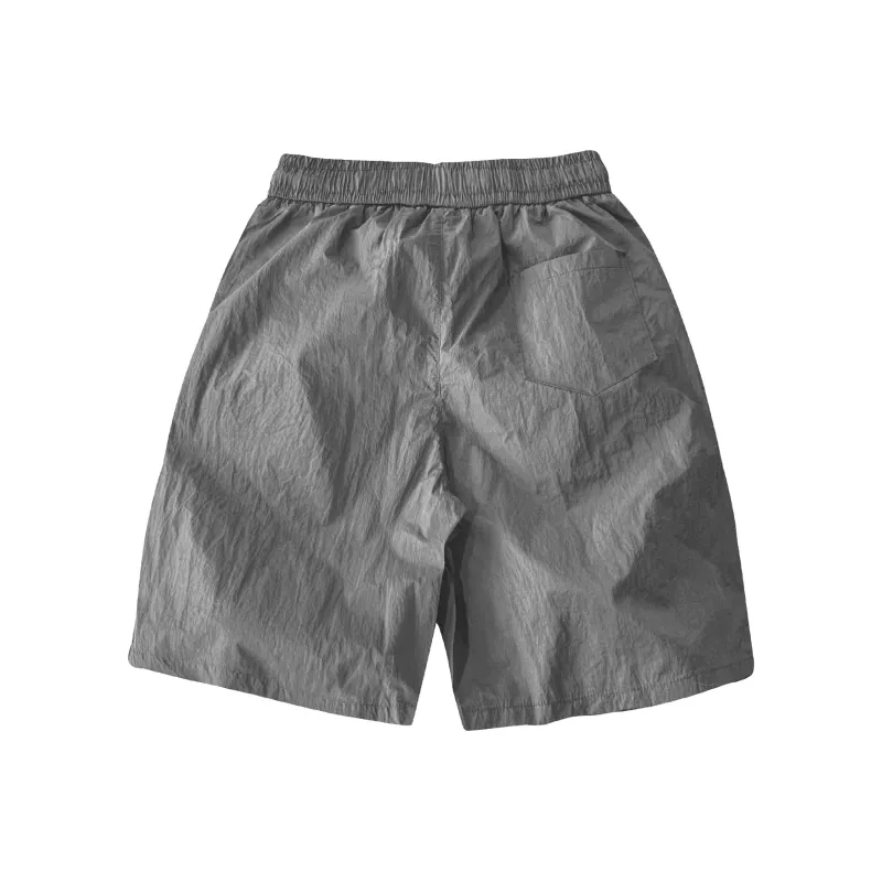 FAKE VINTAGE Summer Casual Shorts Unisex Black-7