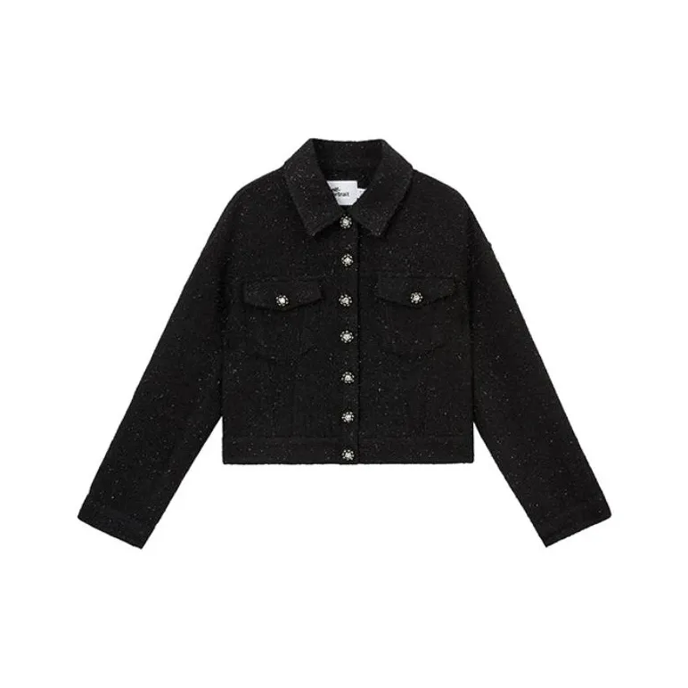 Self portrait Jackets Coats Women's Classic Black-0