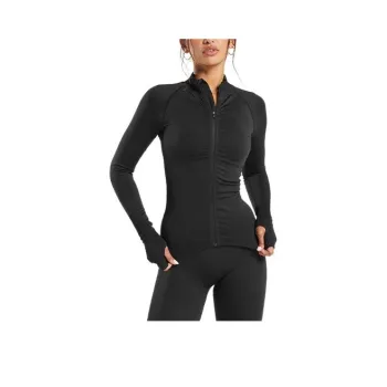 GYMSHARK SWEAT Jackets Coats Women's Black