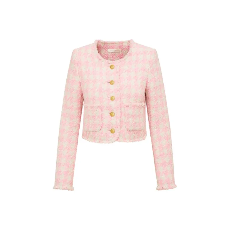 LOVESHACKFANCY Jackets Coats Women's Rose Quartz-0