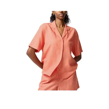 UNIQLO Shirt Women's Orange Yellow