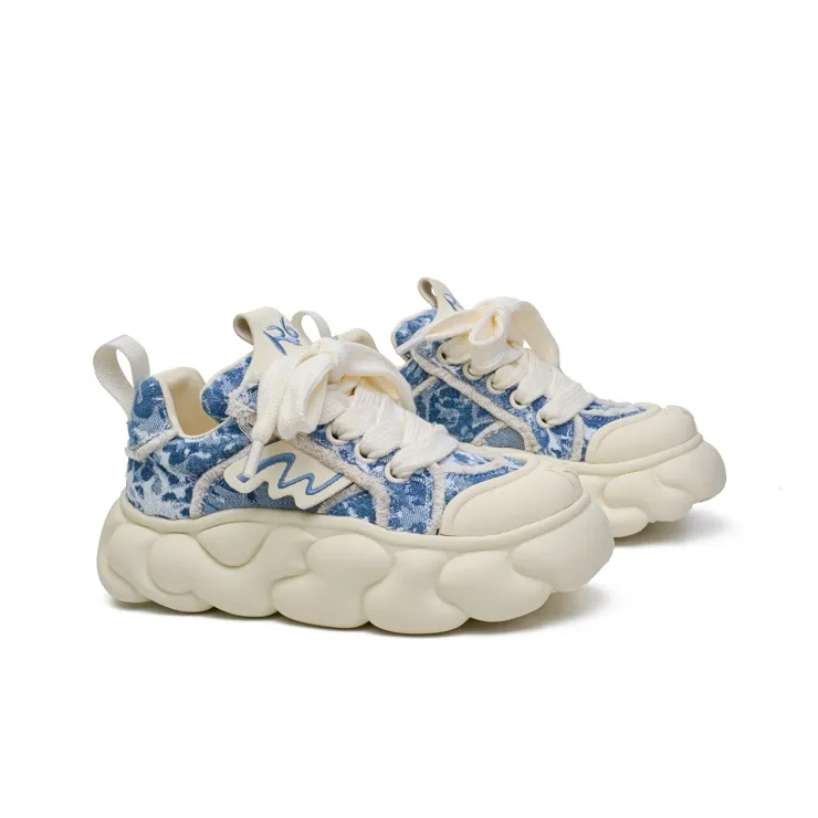 R6 Anti Slip And Wear Resistant Height Increasing Low Top Casual Shoes Women's-20