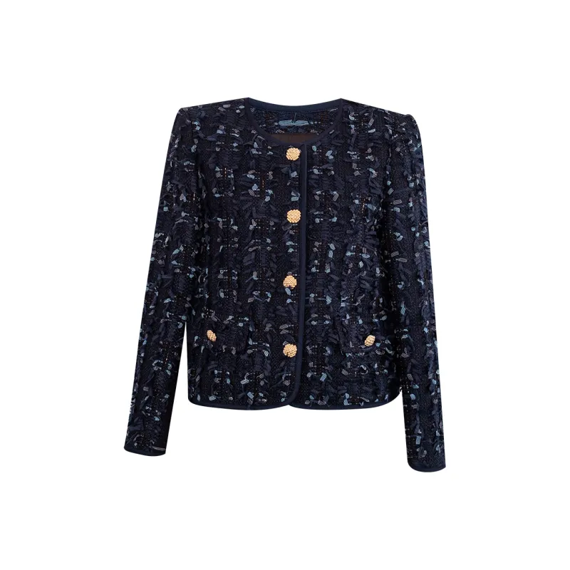 ROEYSHOUSE Jackets Coats Women's Dark Blue-0