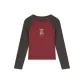 Vintage Burgundy & Gray Coffee