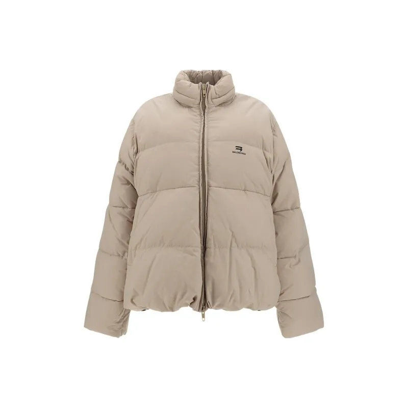Balenciaga SS23 Puffer Jacket Regular Fit Women's Khaki-0