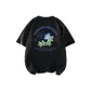[100% cotton]Black (Tf Puzzle Oil Paintings Chest Logo _Tf Puzzle Oil Paintings Back Logo)
