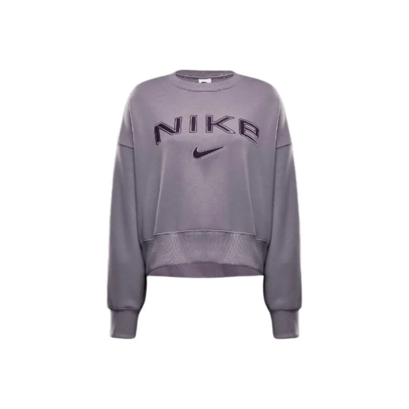 Nike Sportswear Phoenix Fleece Women's Over-Oversized Crew-Neck Logo Sweatshirt-0