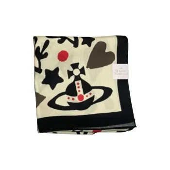 Vivienne Westwood   Silk Scarves Unisex Beige