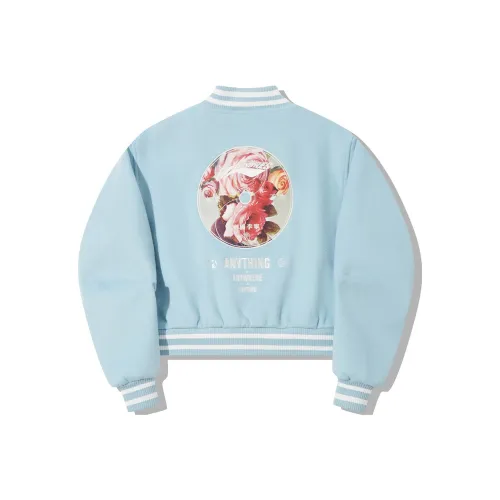 Pleasures X LiNing Jackets Women's Forget Me Not Blue