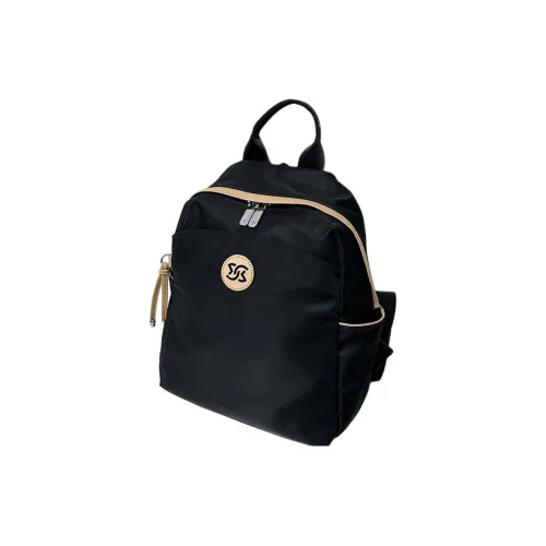VIHUS Oxford Backpack Women's Black/Khaki