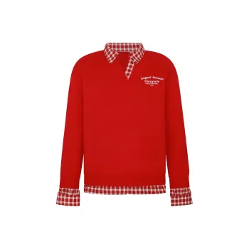 FORUYES Knitwear Women's Red