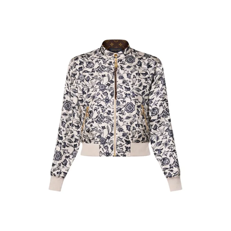 LOUIS VUITTON Reversible Botanical Print Bomber Jacket-0